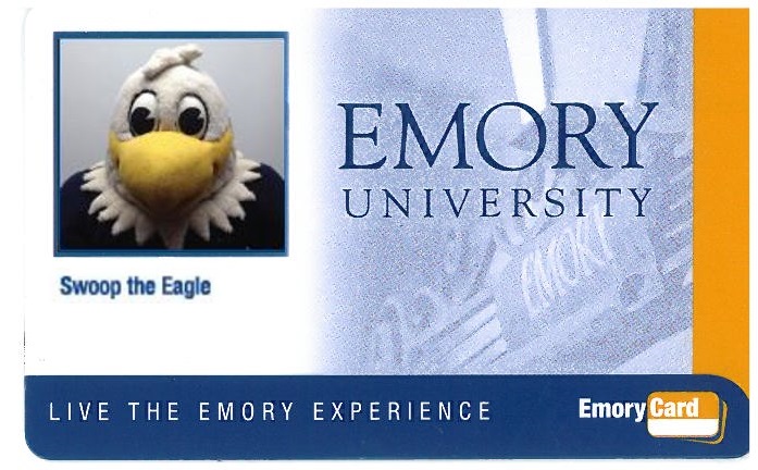 front of Official EmoryCard